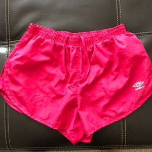 Pink Umbro Shorts.